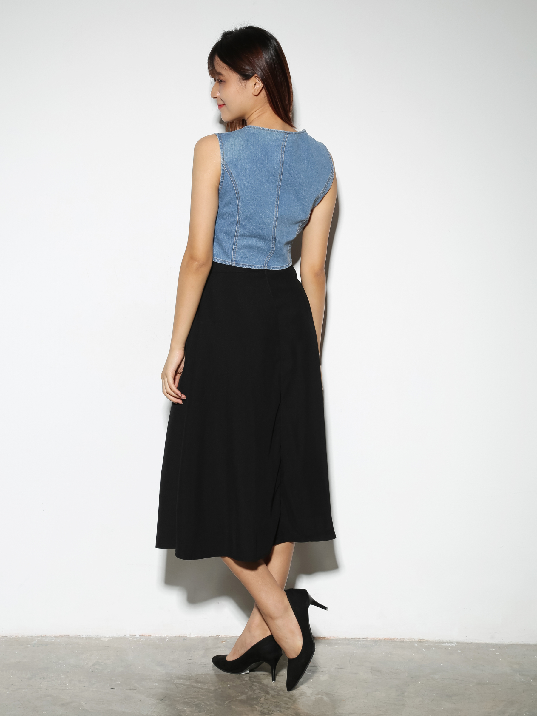 Sleeveless Denim Top 28991 (SO)