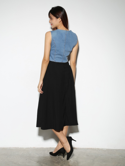 Sleeveless Denim Top 28991 (SO)