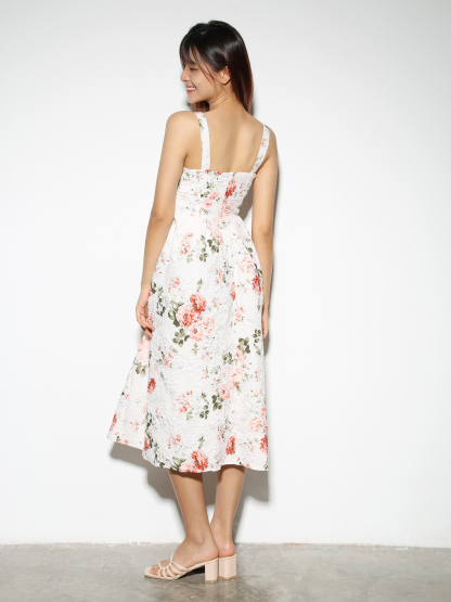 Sleeveless Floral Dress 28992 (SO)