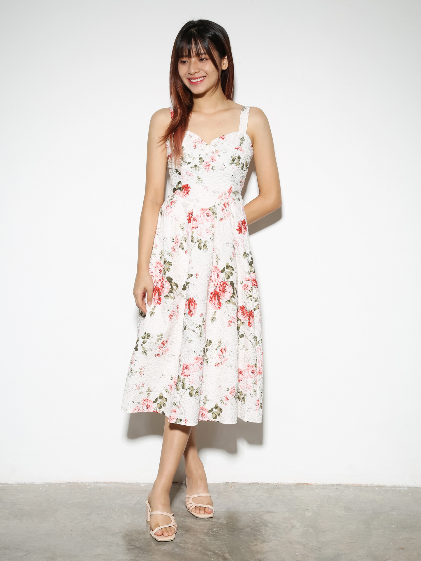 Sleeveless Floral Dress 28992 (SO)