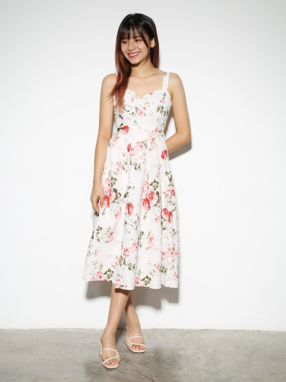 Sleeveless Floral Dress 28992 (SO)