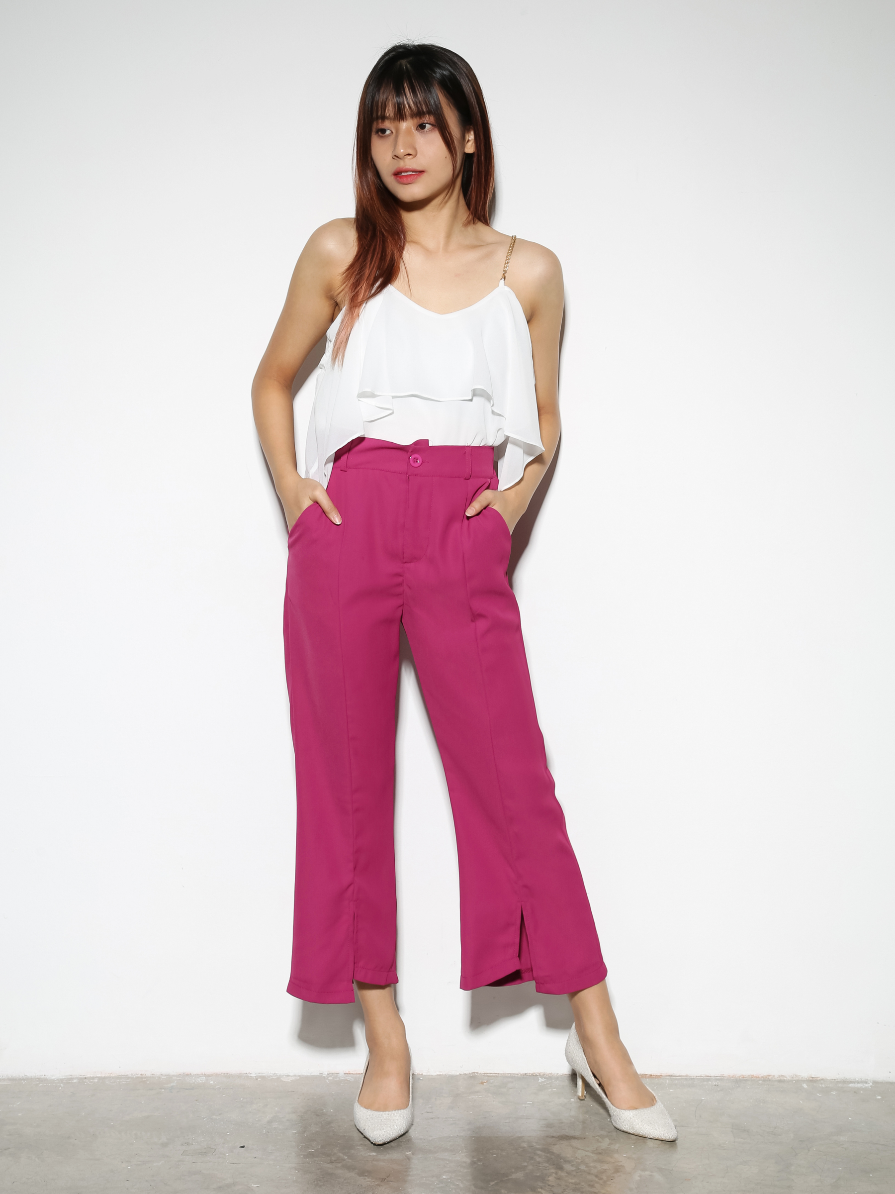 Ruffles With Chain Strap Top 28998 (SO)