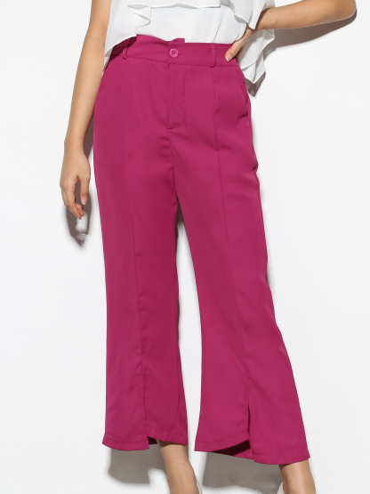Front Split Long Pants 29030