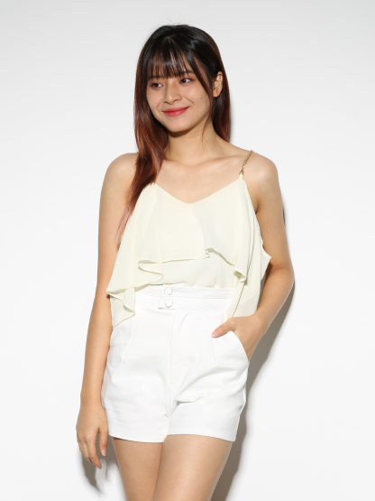 Ruffles With Chain Strap Top 28998 (SO)