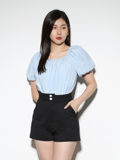 Off Shoulder Back Tie Up Top 29028