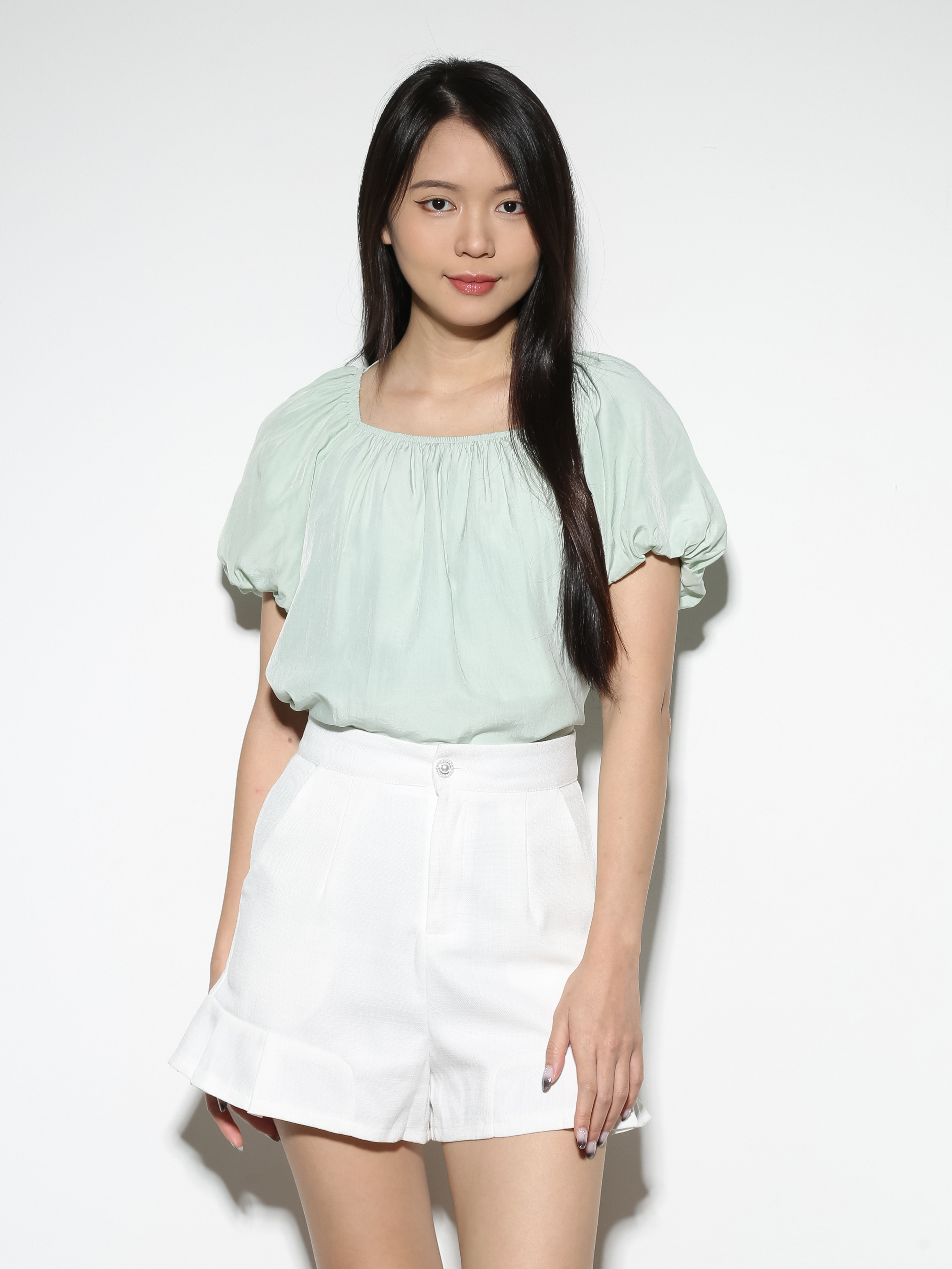 Off Shoulder Back Tie Up Top 29028