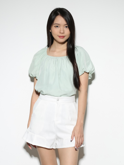 Off Shoulder Back Tie Up Top 29028