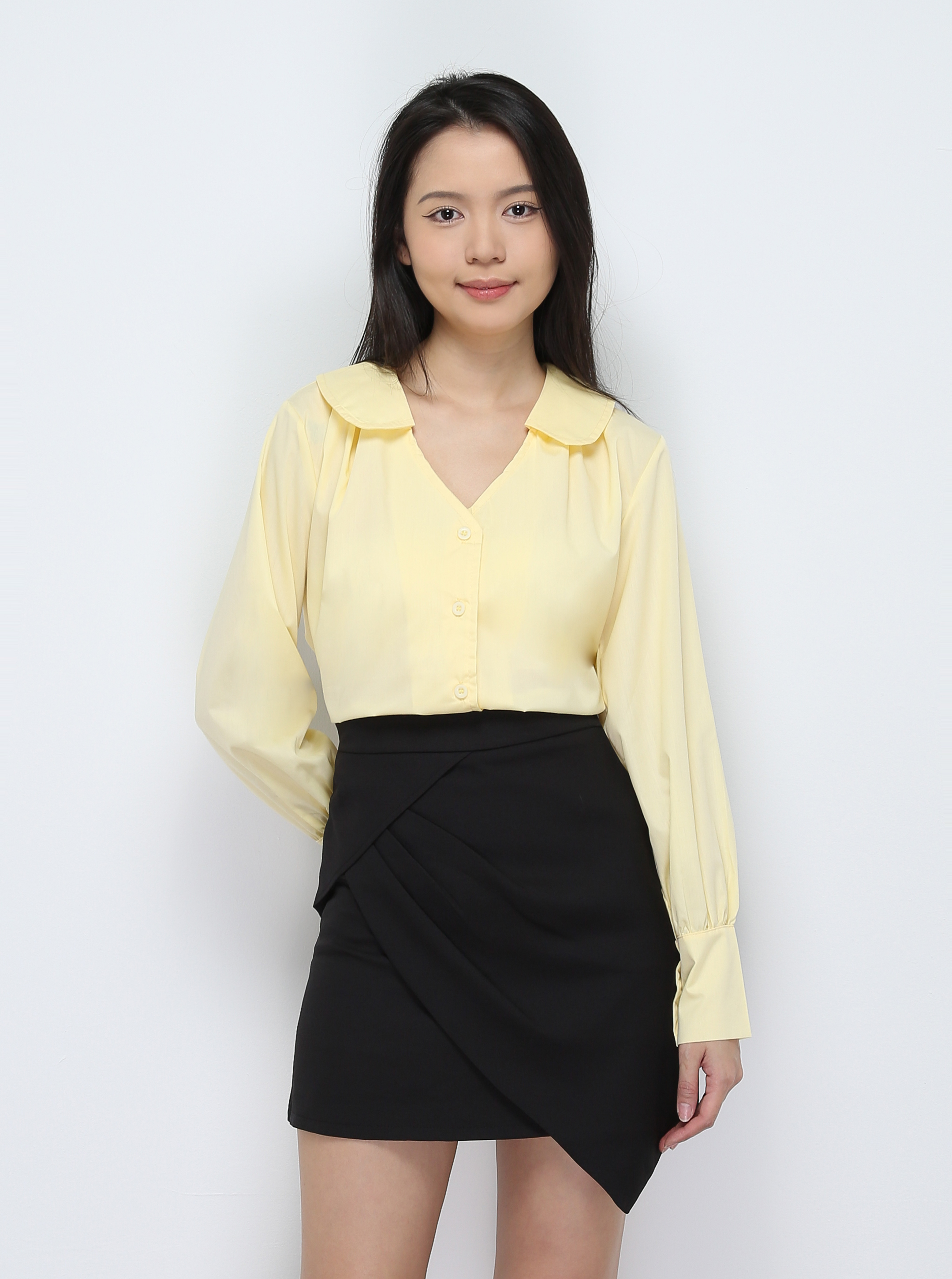 High Waist Irregular Long Skirt Pants 29749 (SPO)