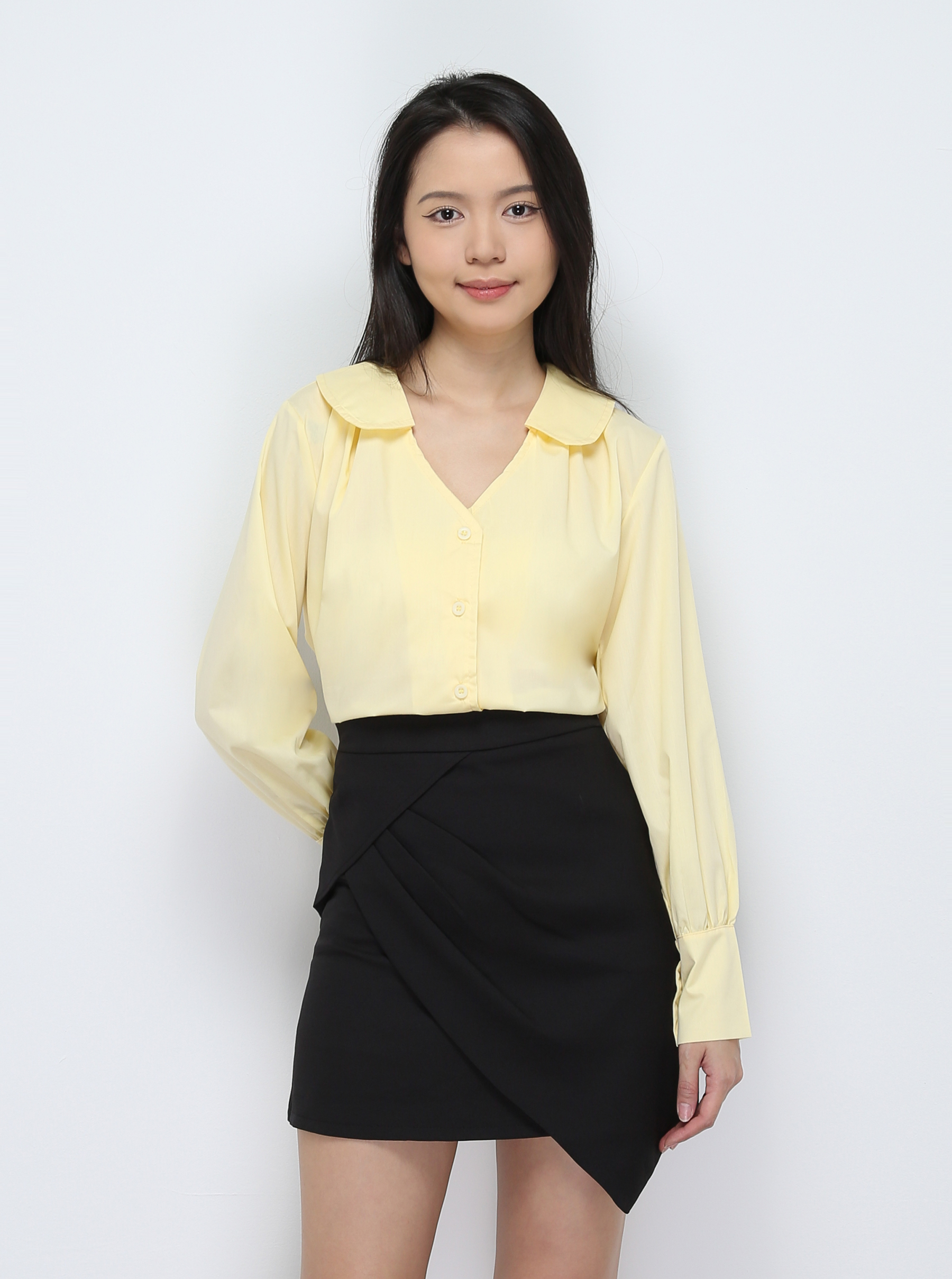 High Waist Irregular Long Skirt Pants 29749 (SPO)