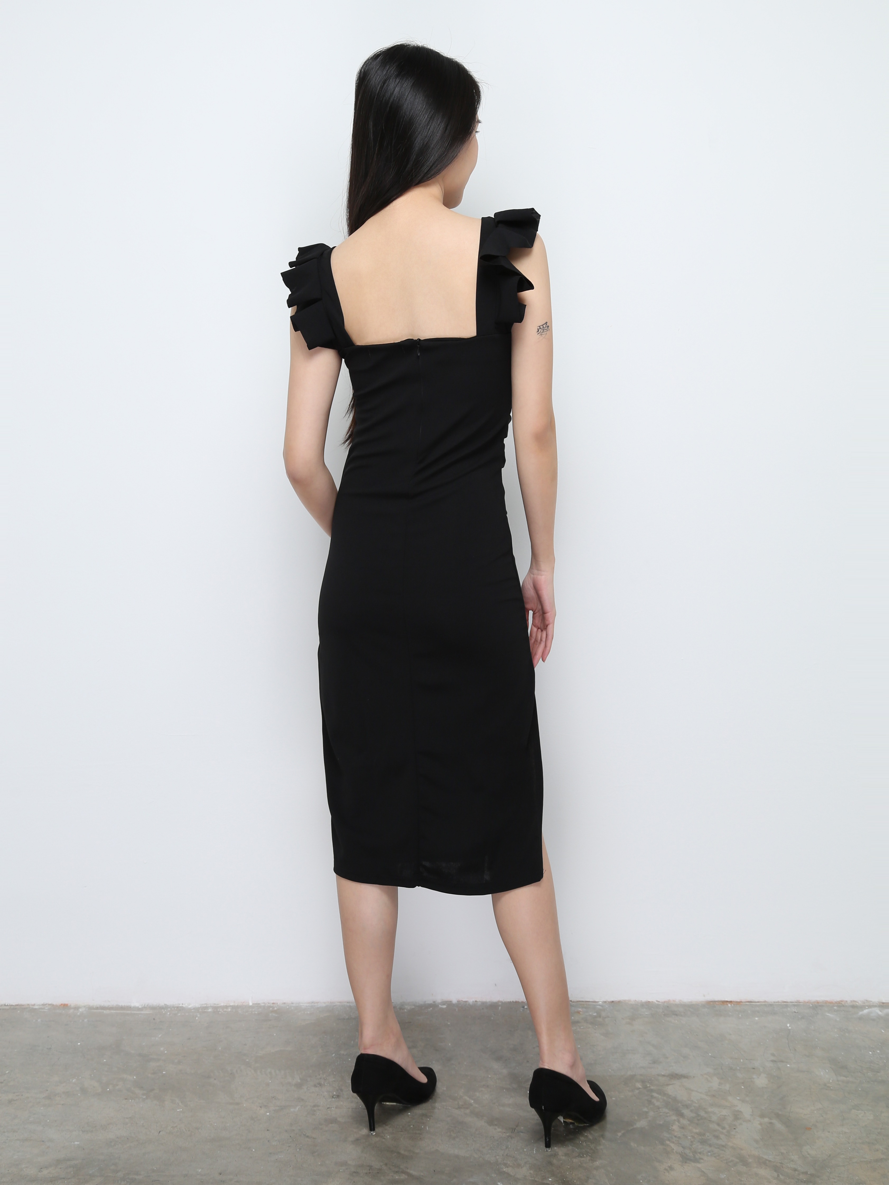 Sleeveless Square Neck Dress 29538