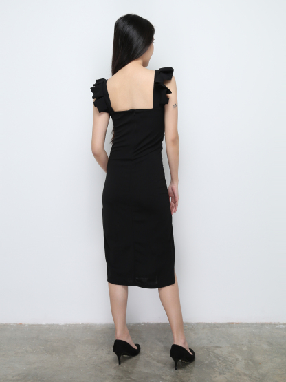 Sleeveless Square Neck Dress 29538