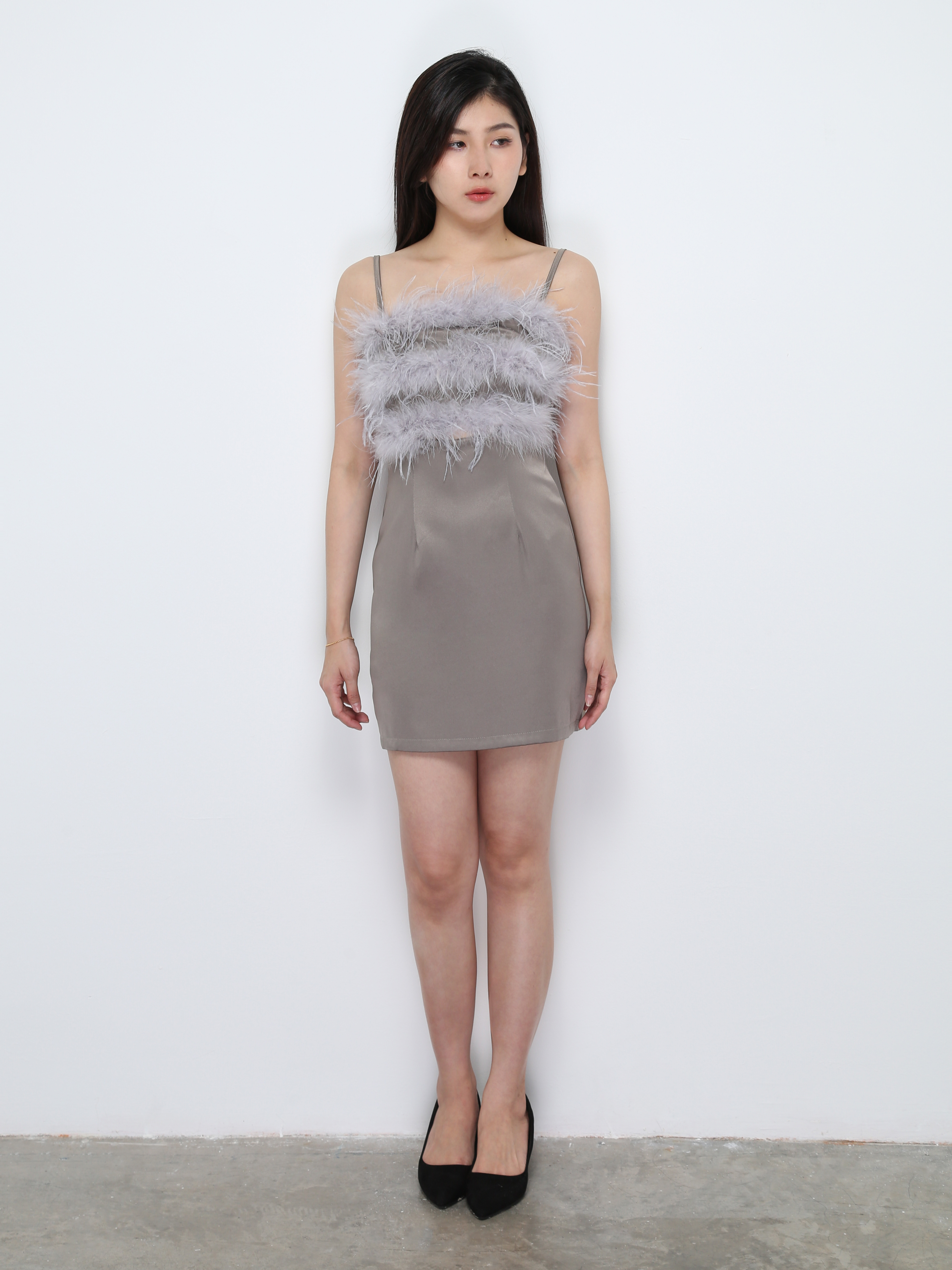 Sleeveless Pleated Dress 29528