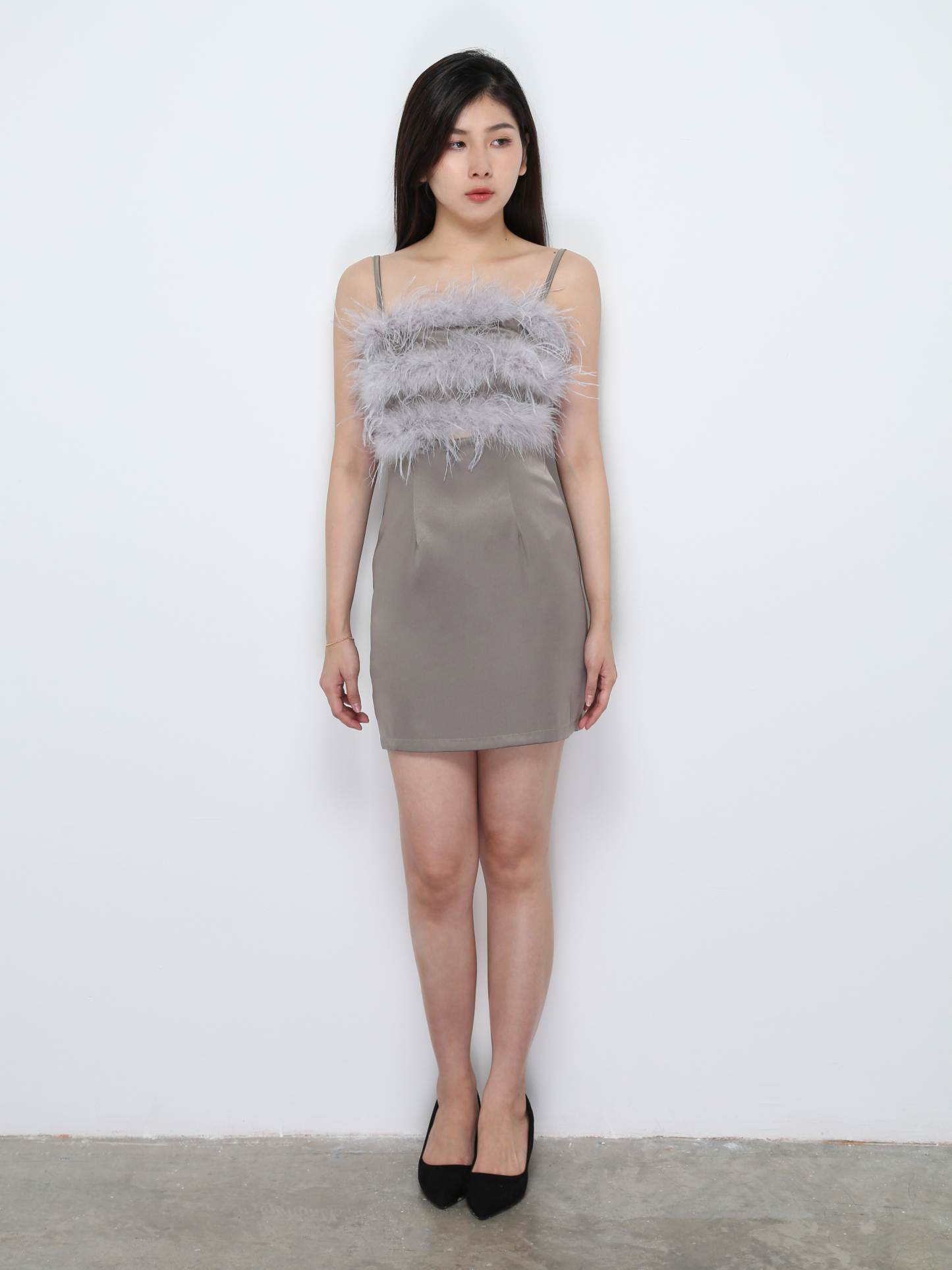 Sleeveless Pleated Dress 29528