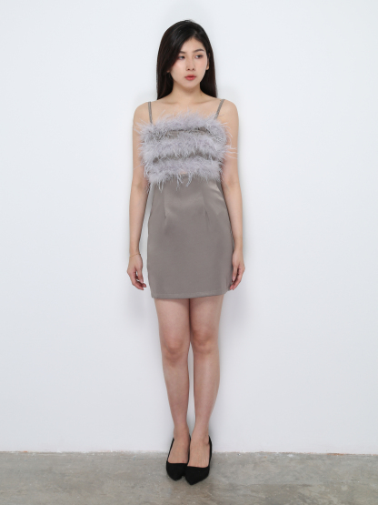 Sleeveless Pleated Dress 29528