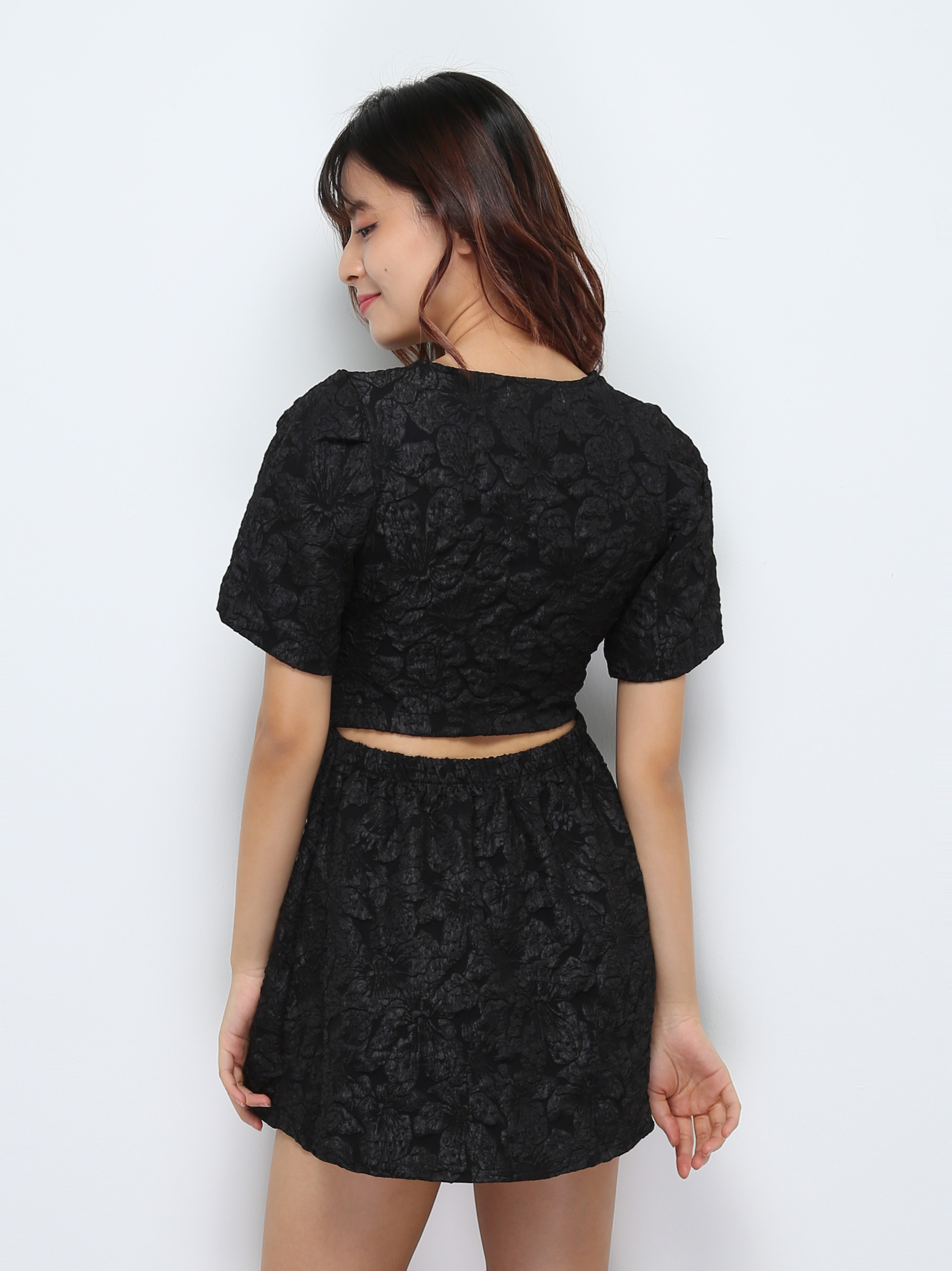 Floral Front Button Dress 29544