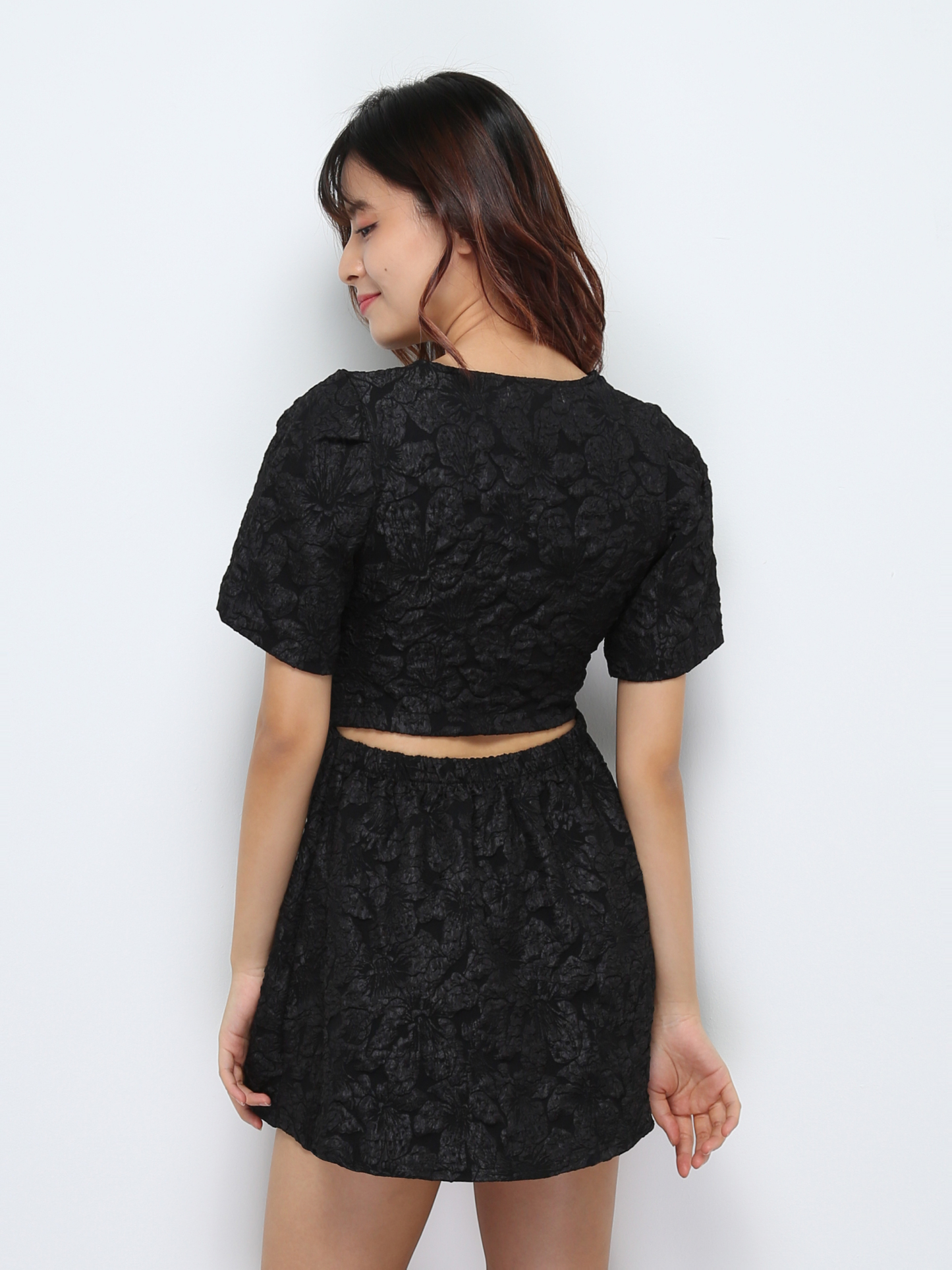 Floral Front Button Dress 29544