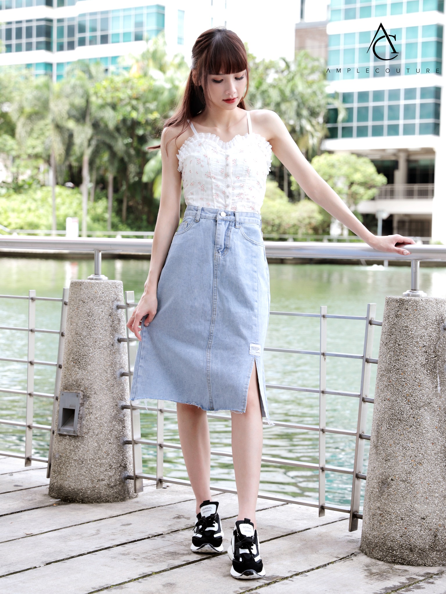 Floral Lace With Strap Top 23650