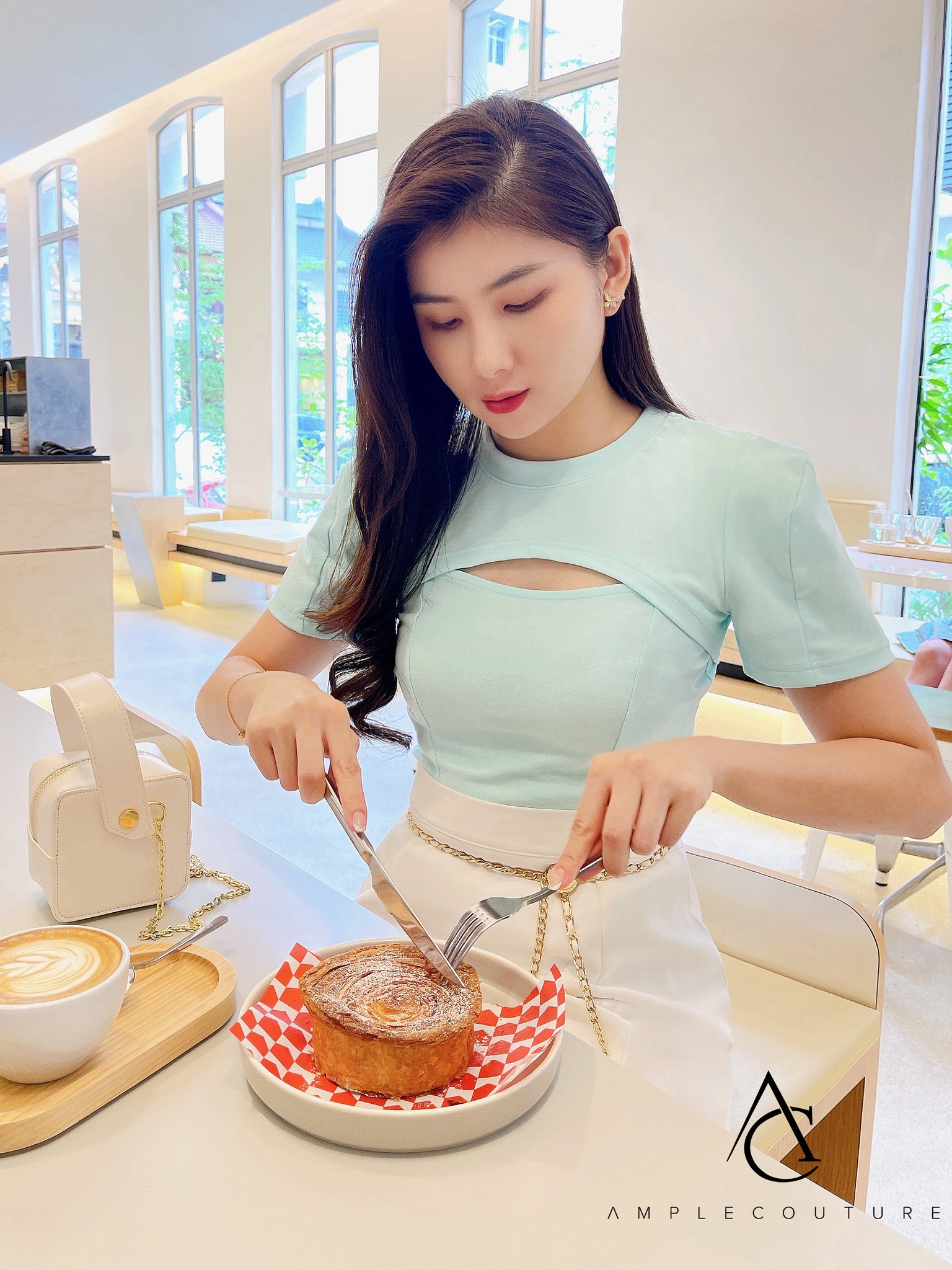 Two Piece Inner With Outer Wear Top Set 26305