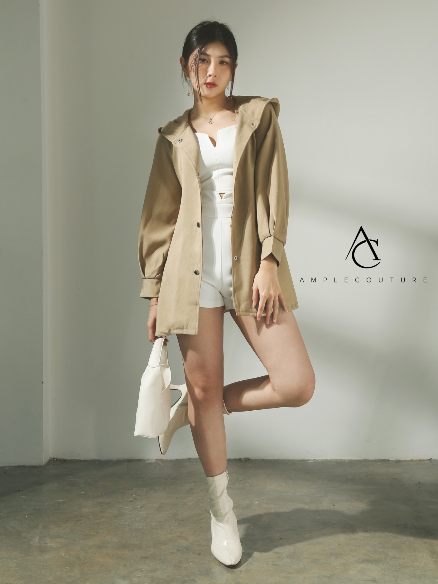 Sleeveless Back Zip Top 29508 (PREORDER)