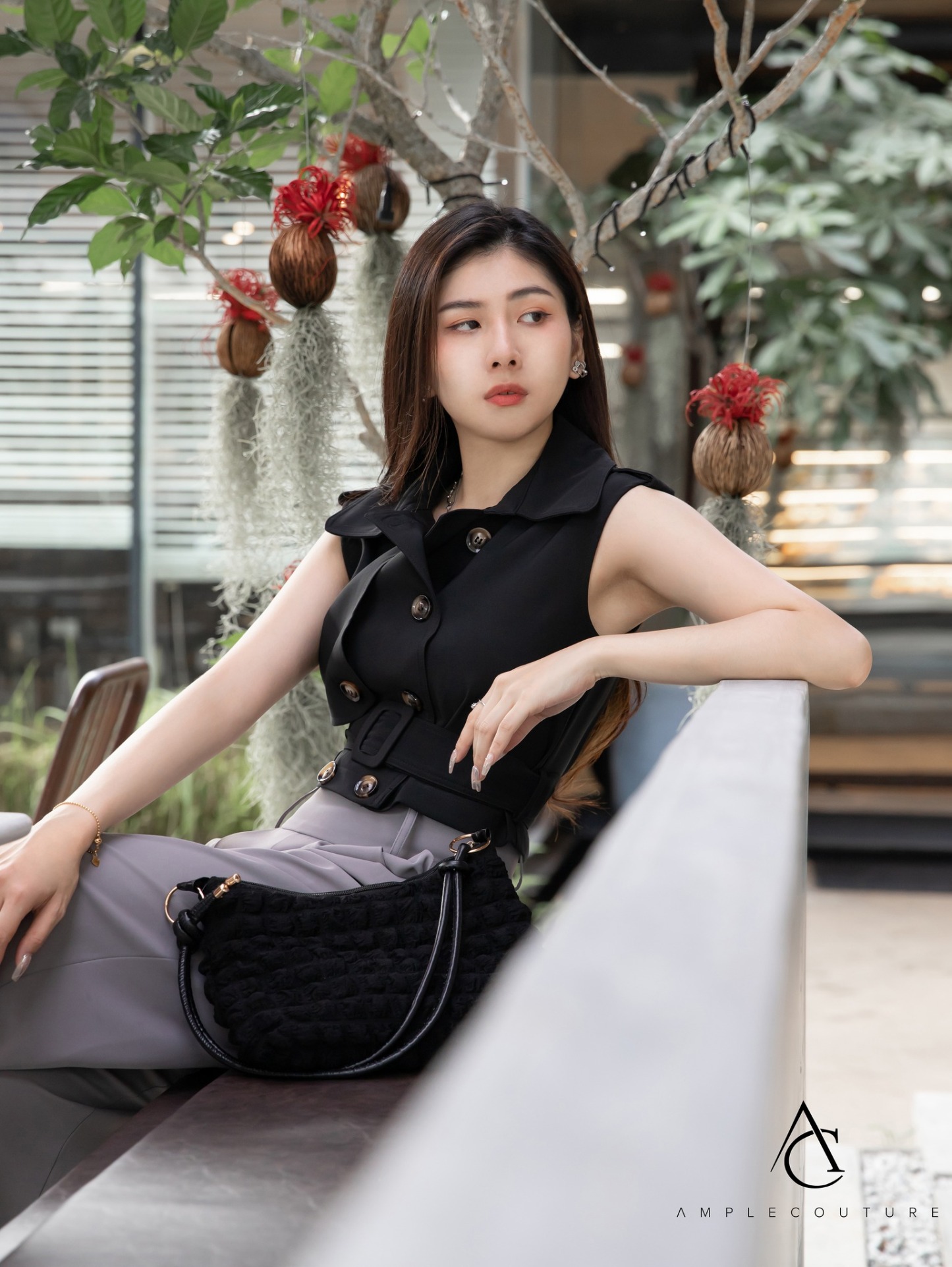 High Waist Formal Long Pants AC031