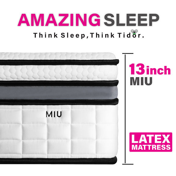 Tidor Mattress 13英寸乳胶床褥