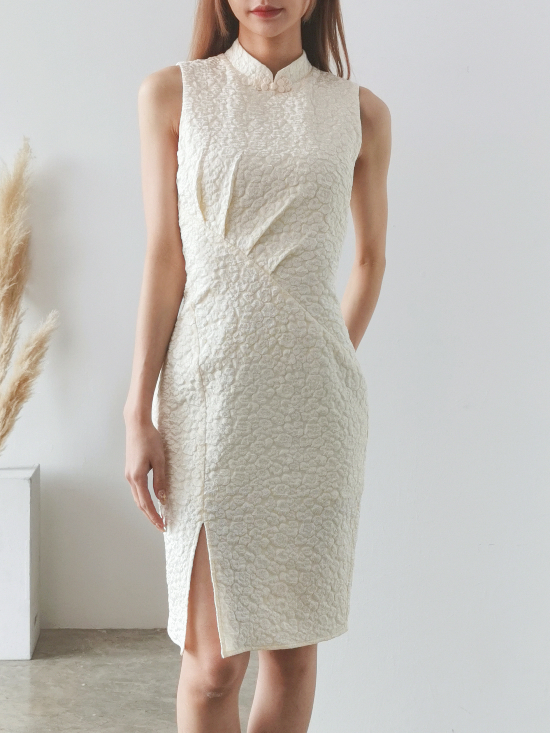 Cheongsam Sleeveless With Side Split Dress AC002D (AC2D) (ADULT)