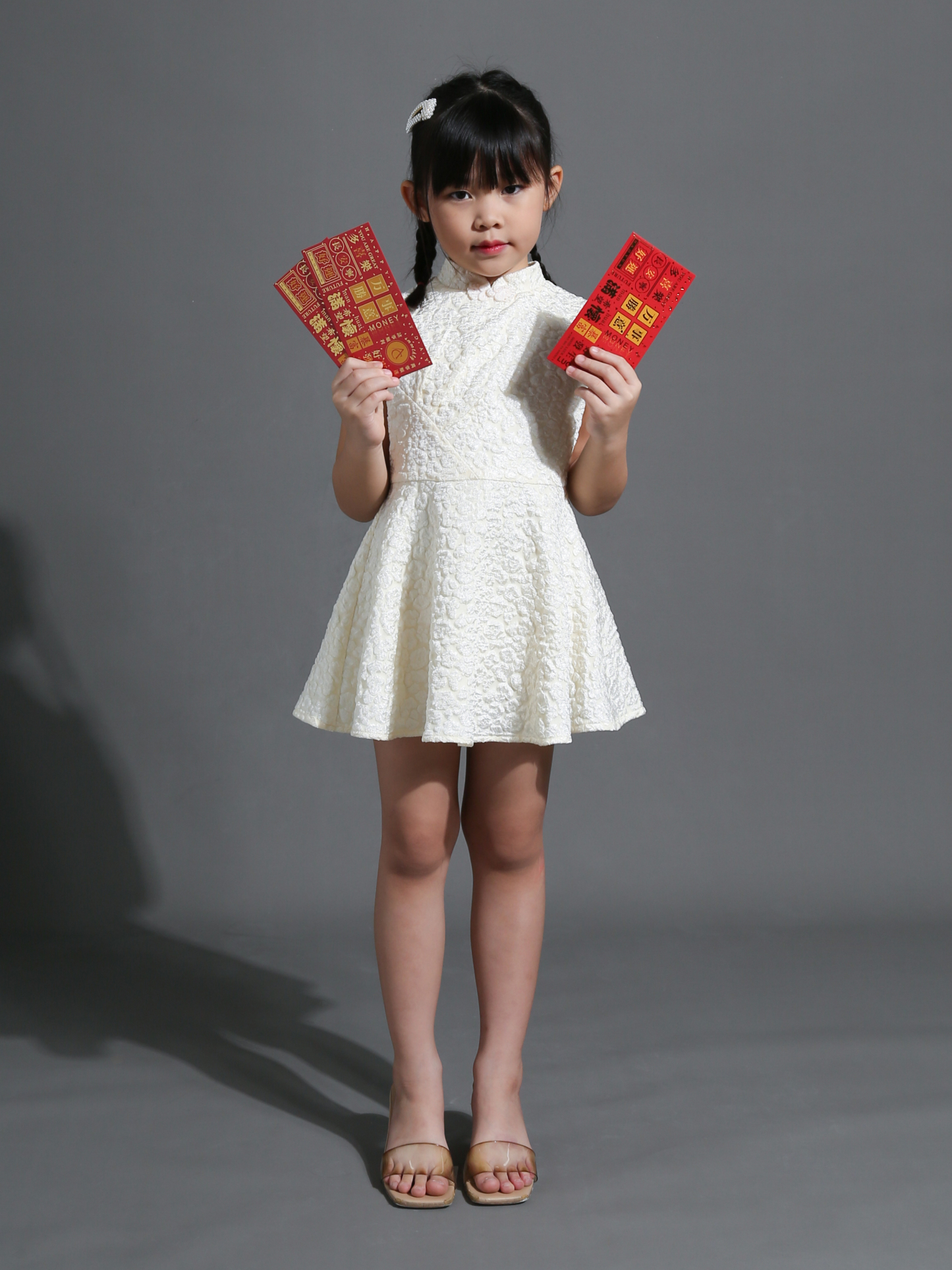 Cheongsam Sleeveless Dress AC002K (AC2K)��KIDS)