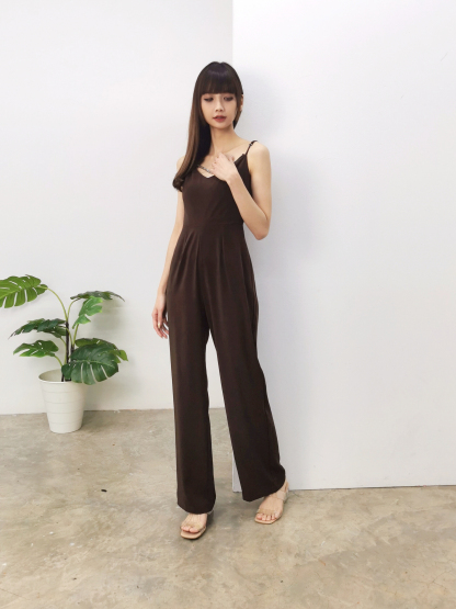 Front Chain With Strap Jumpsuit AC009