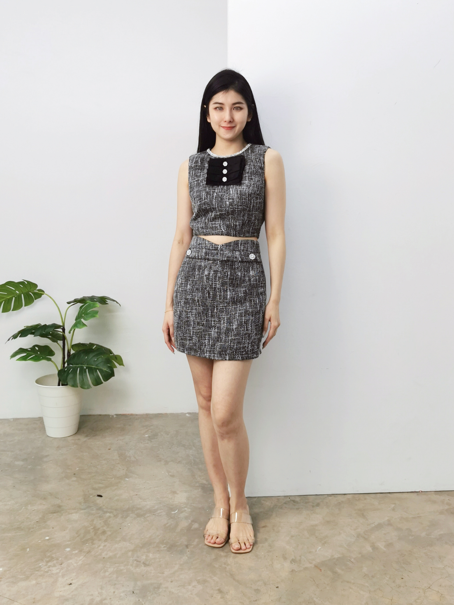 Sleeveless Chanel Style Set AC027