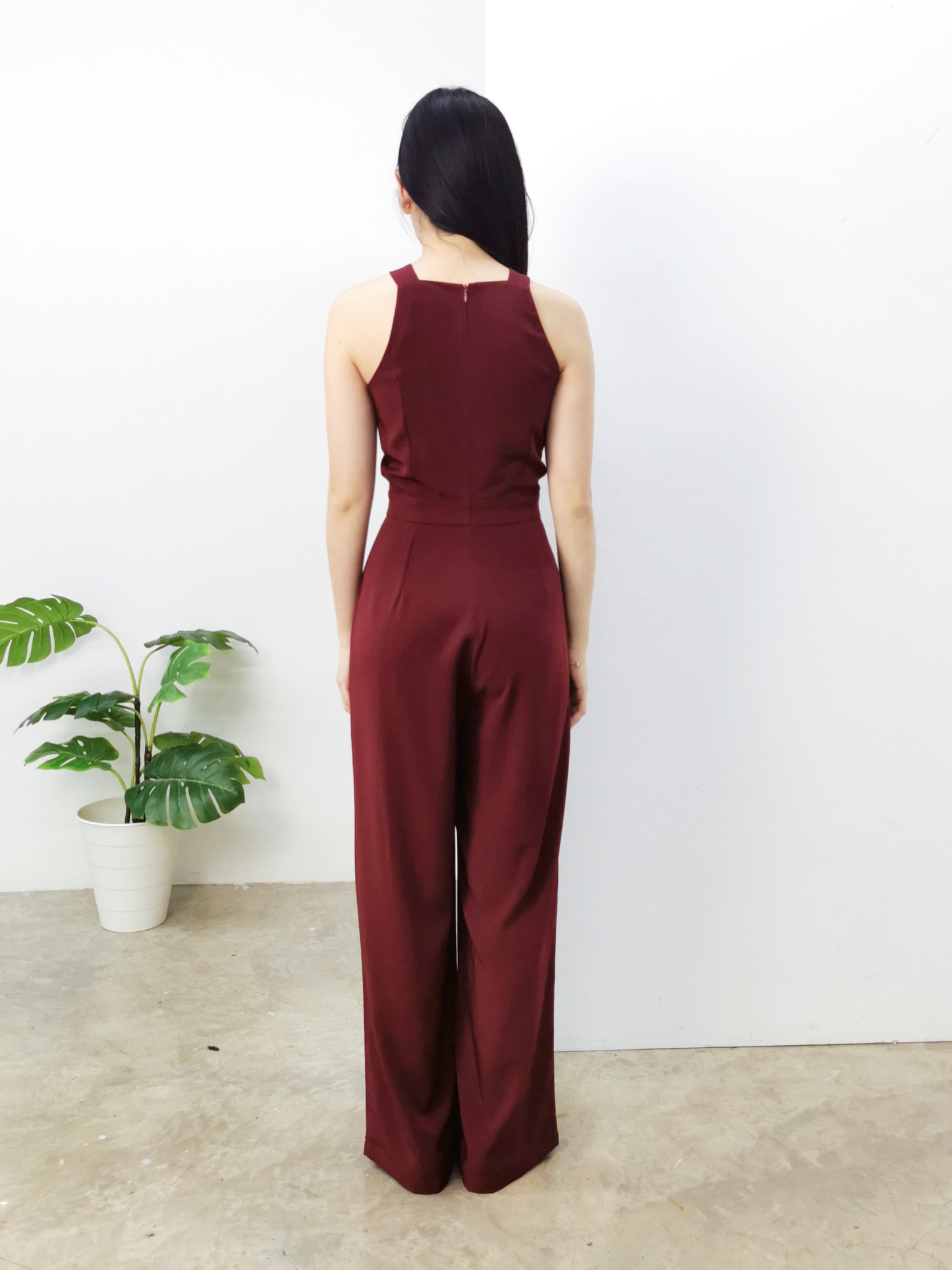 Halter Strap Jumpsuit AC038