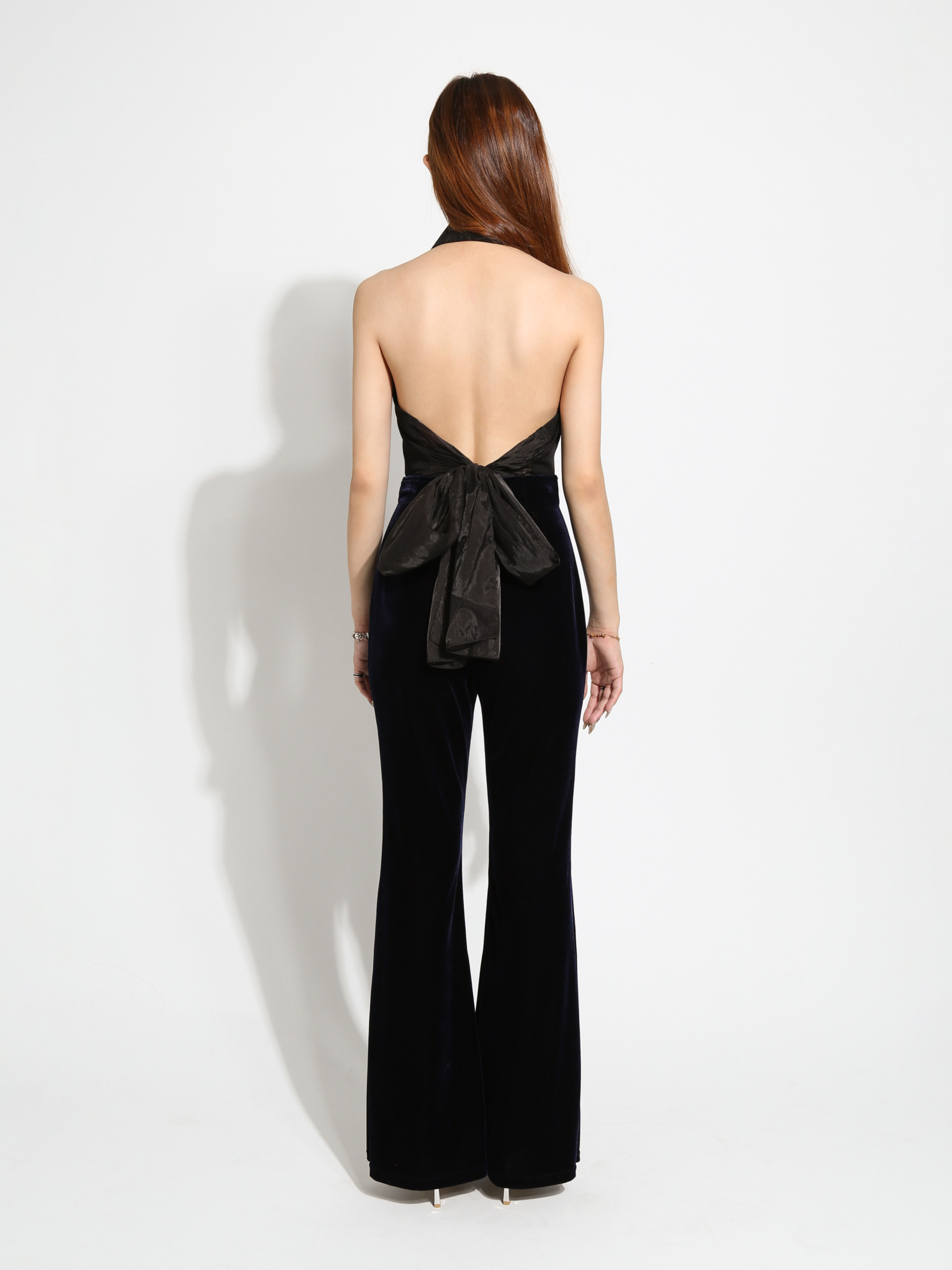 Halter Back Tie Up Top AC049