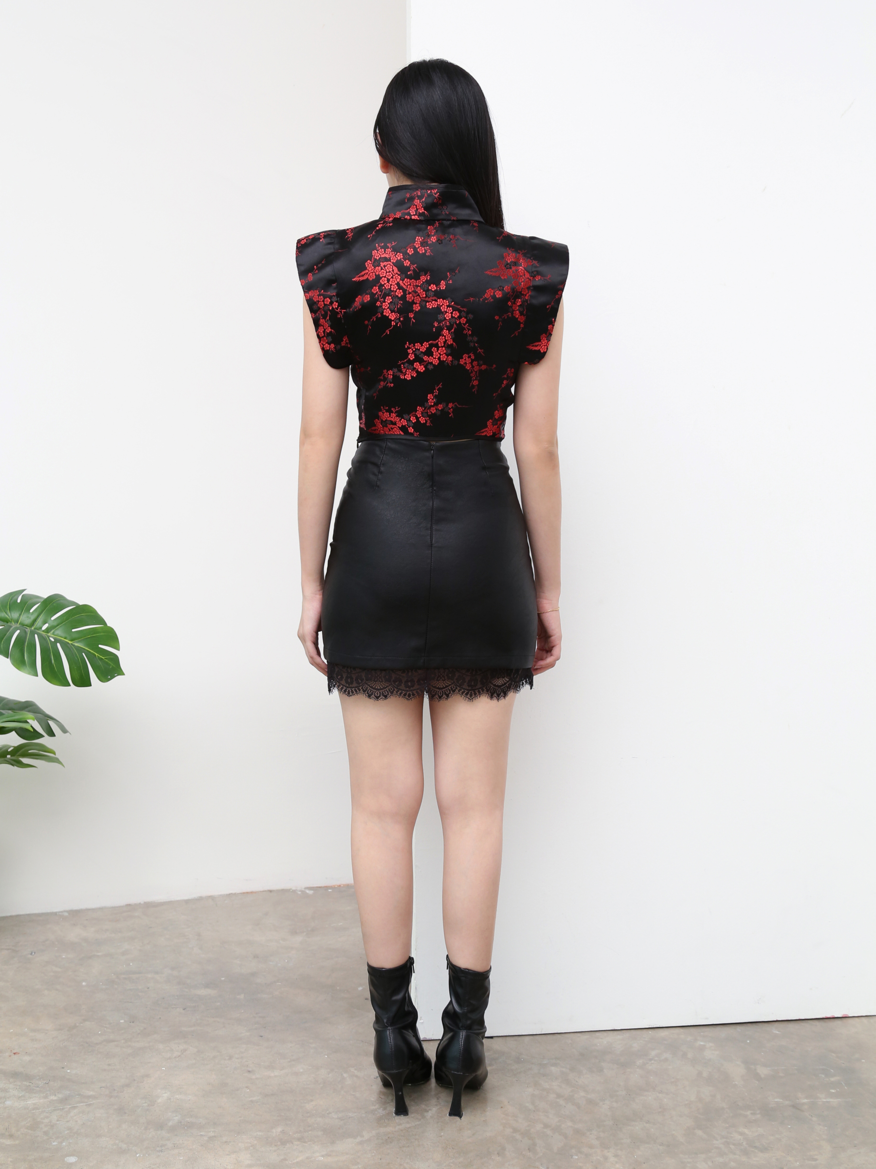 Cheongsam Floral Top AC059