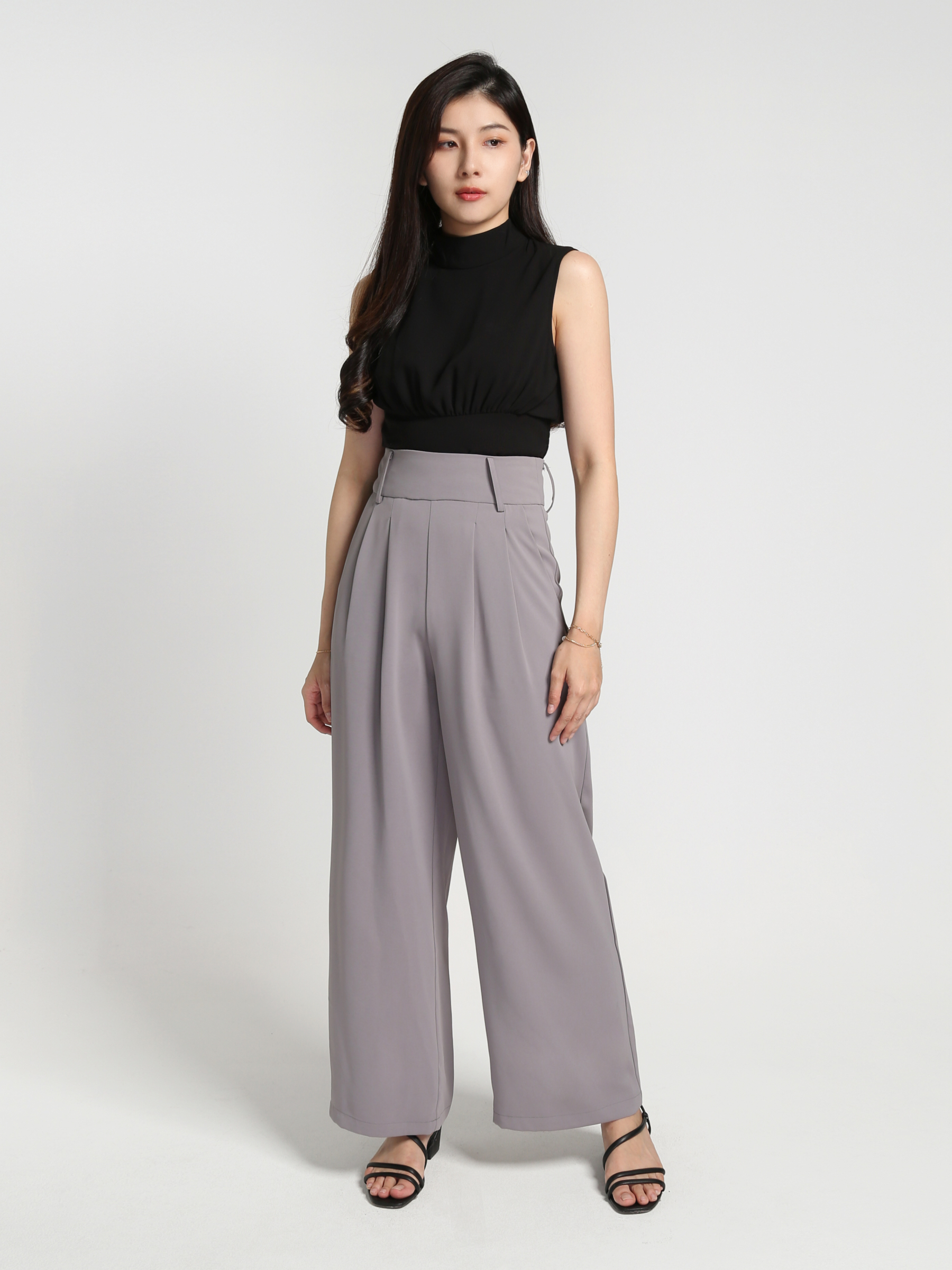 Sleeveless Waist Stretchable Top AC069