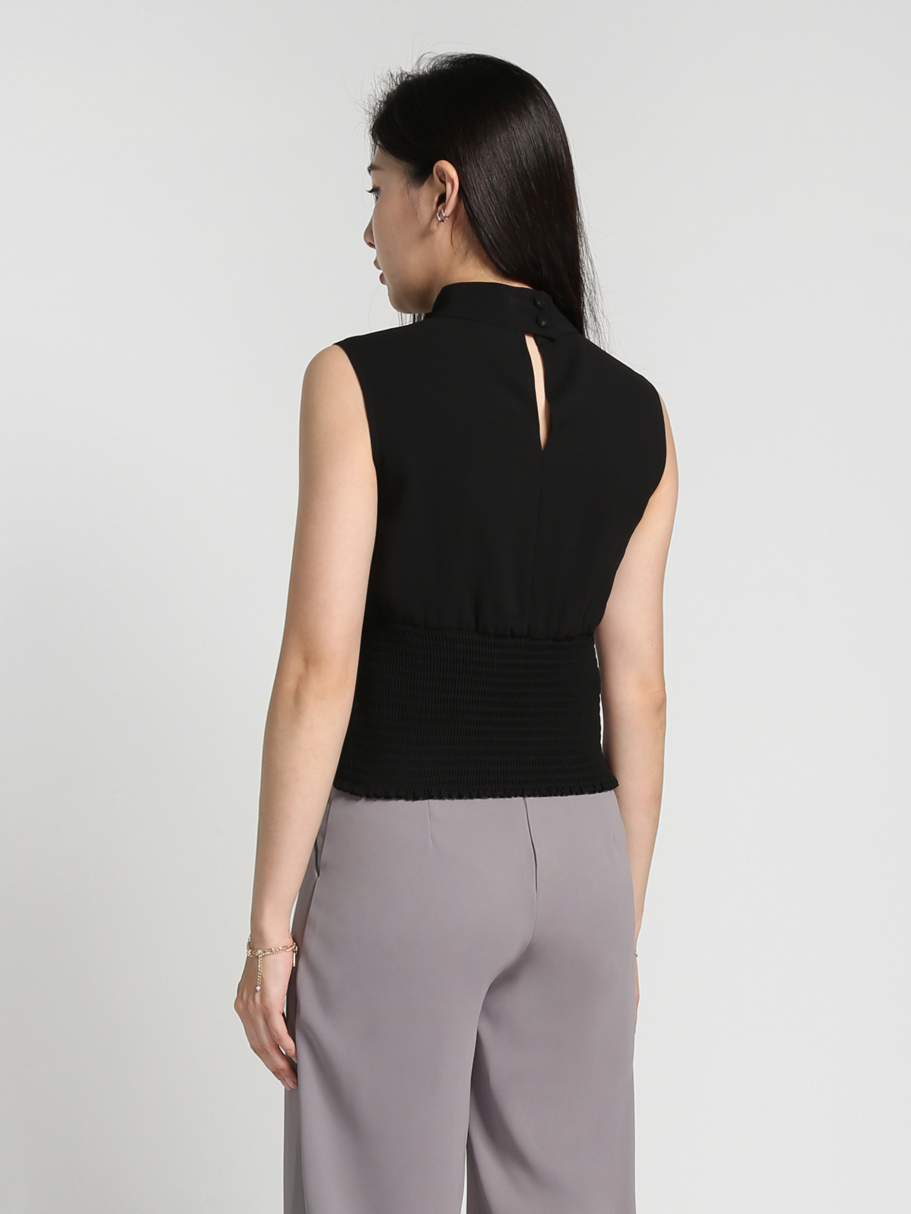 Sleeveless Waist Stretchable Top AC069