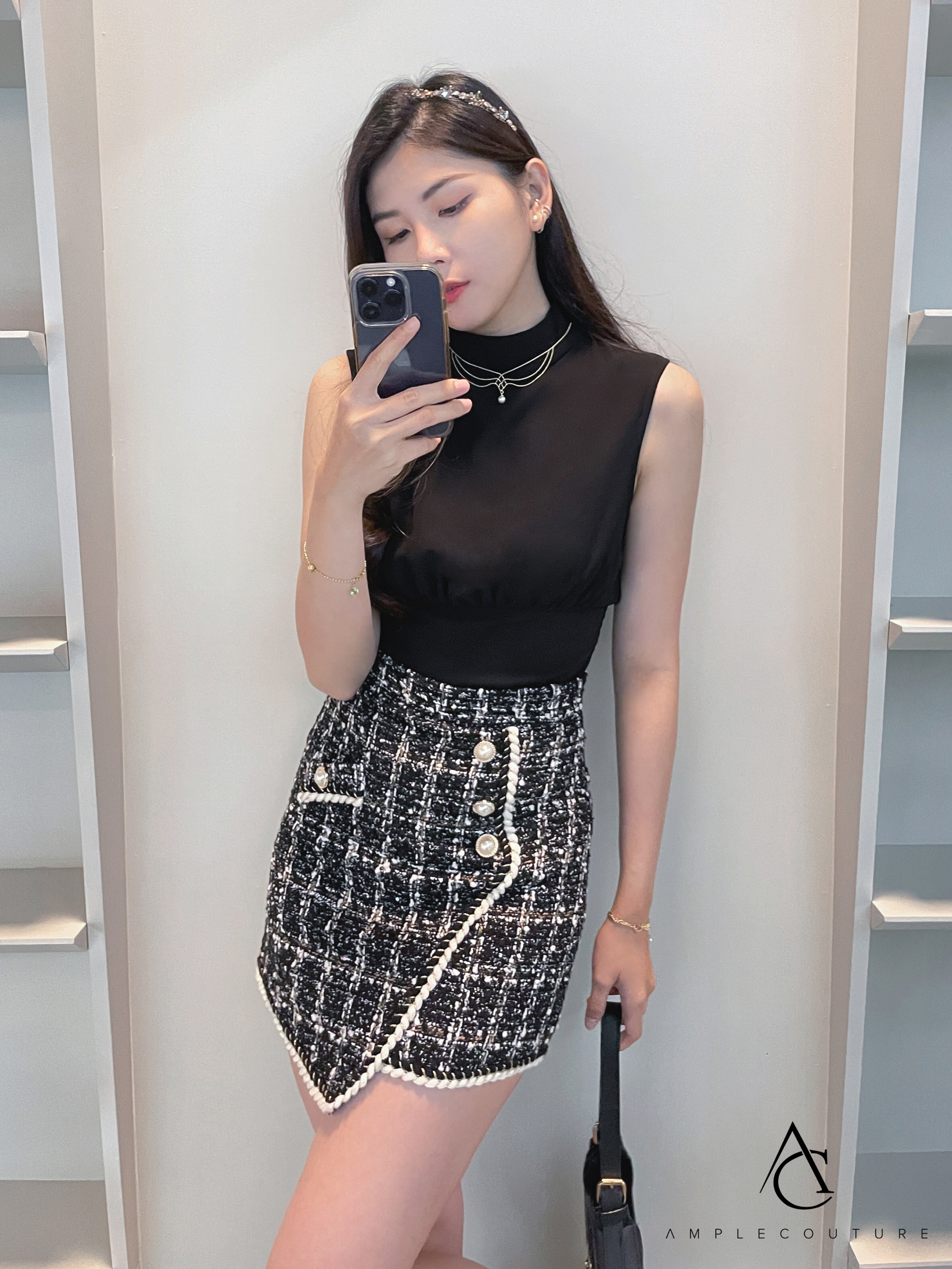 Sleeveless Waist Stretchable Top AC069