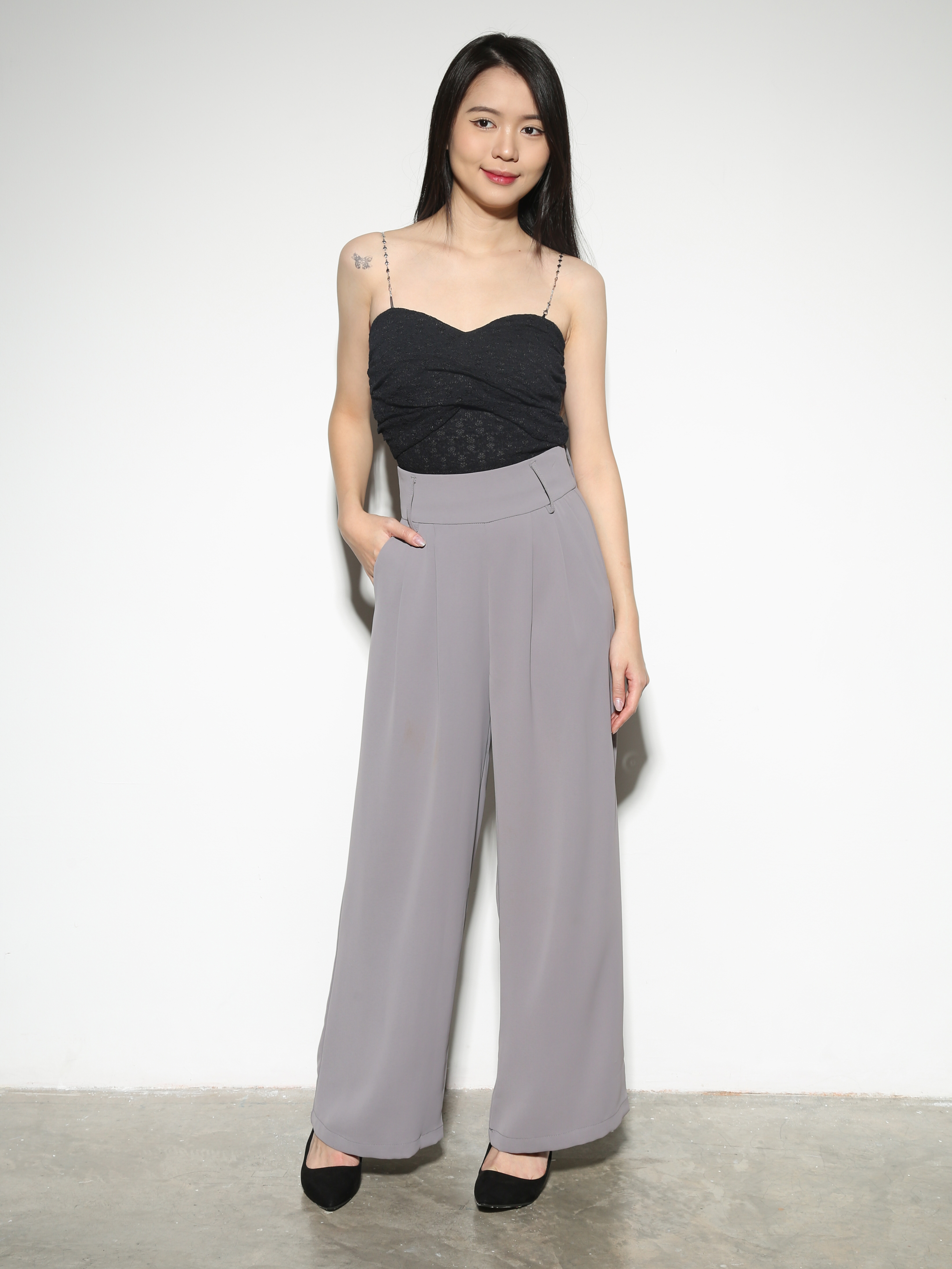 Lace With Diamond Strap Top 28508 (SO)