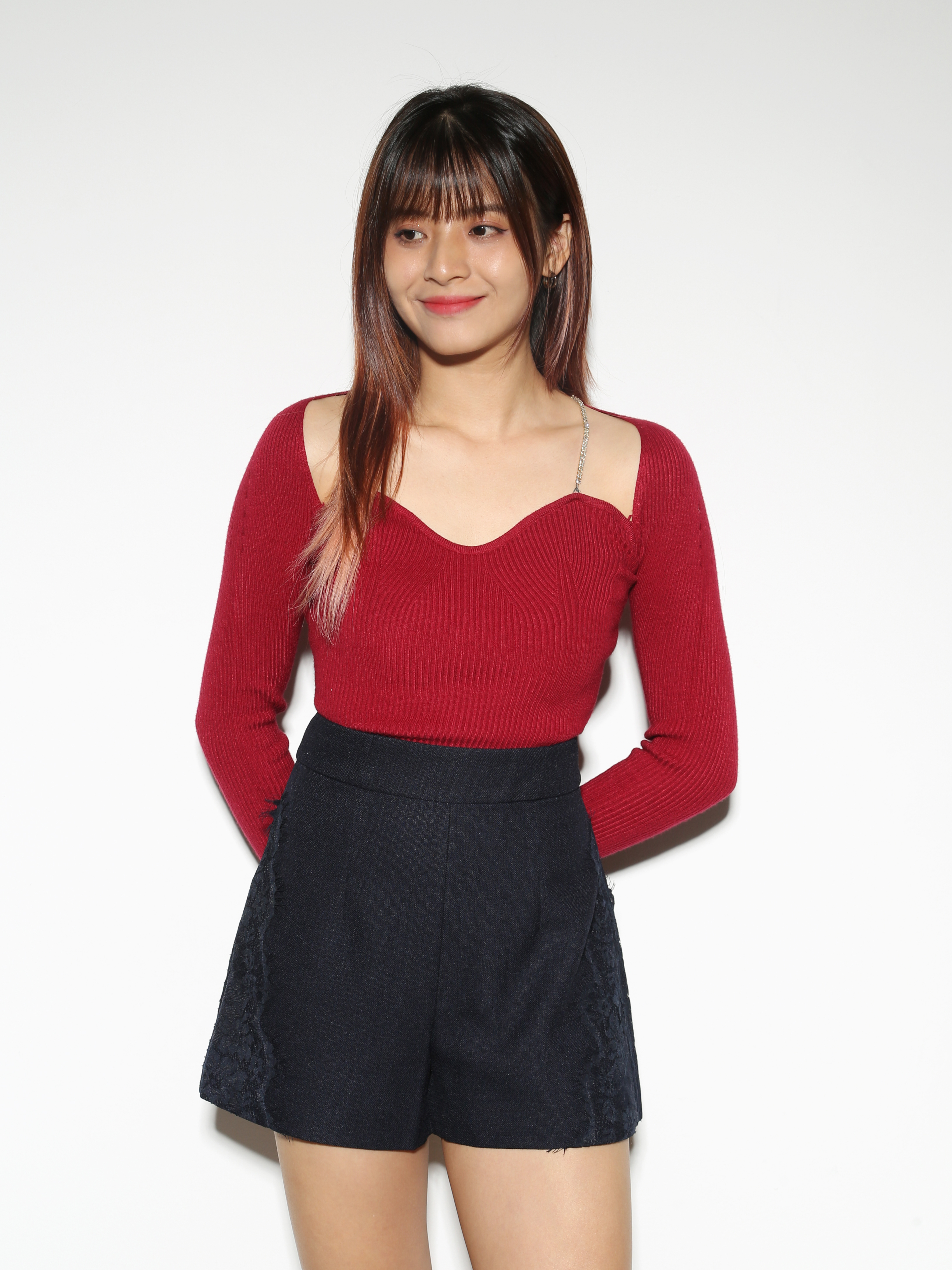 High Waist Side Decorative Lace Short Pants 28496