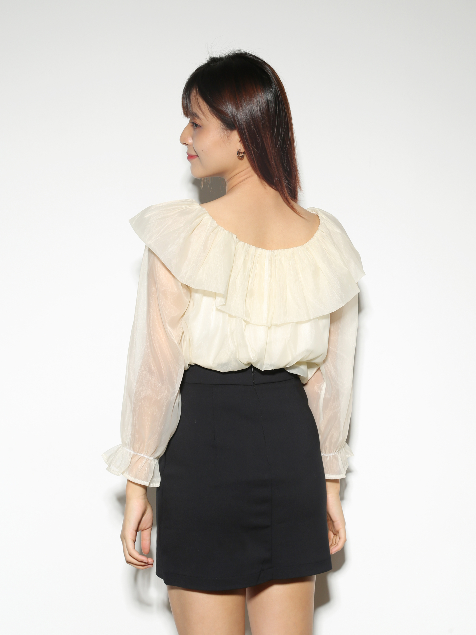 Off Shoulder Ruffles Top 28452