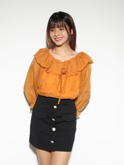 Off Shoulder Ruffles Top 28452