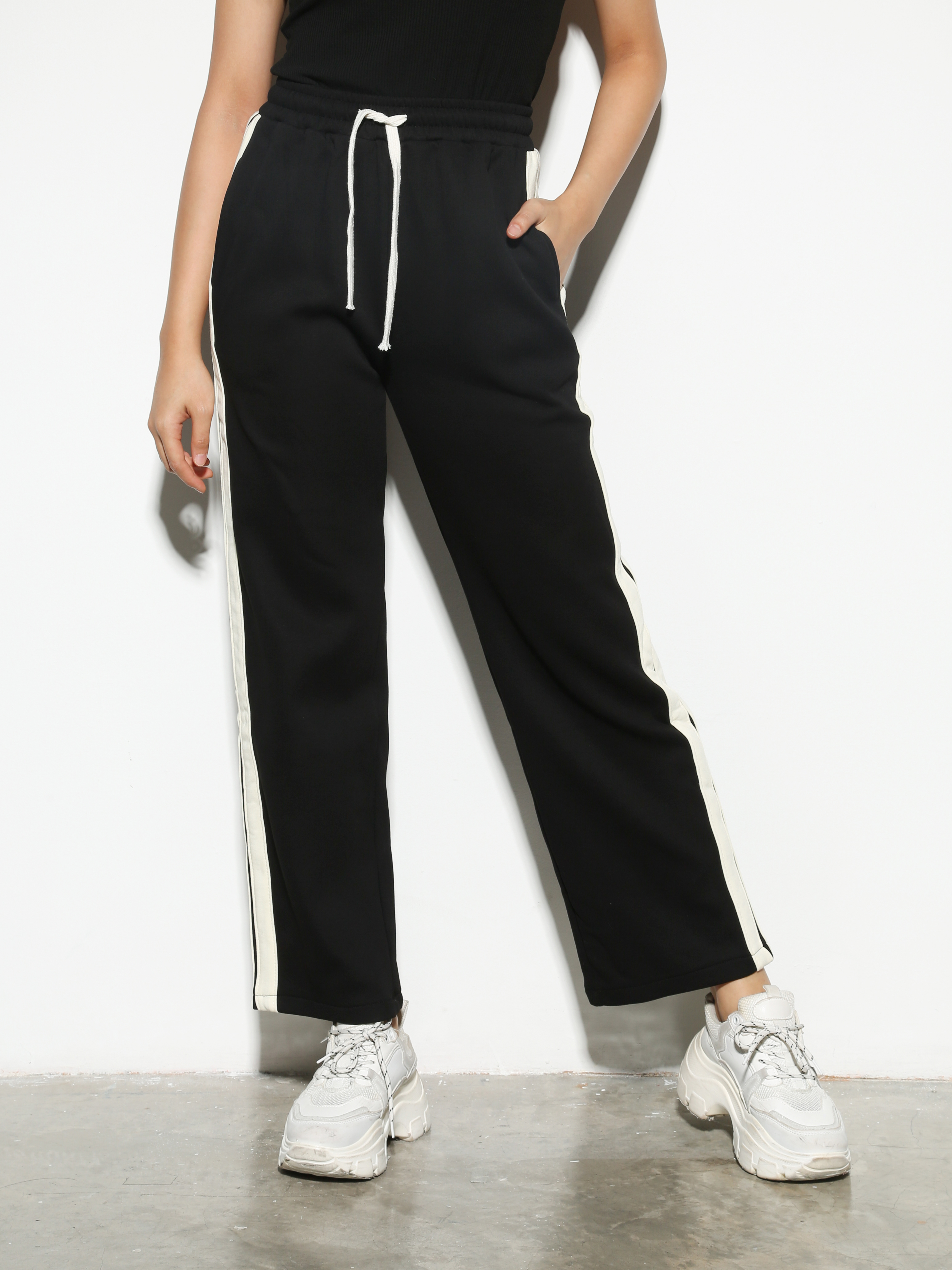 High Waist Waist Stretchable Long pants 28456
