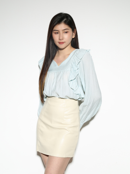 Ruffles Long Sleeve Top 28445