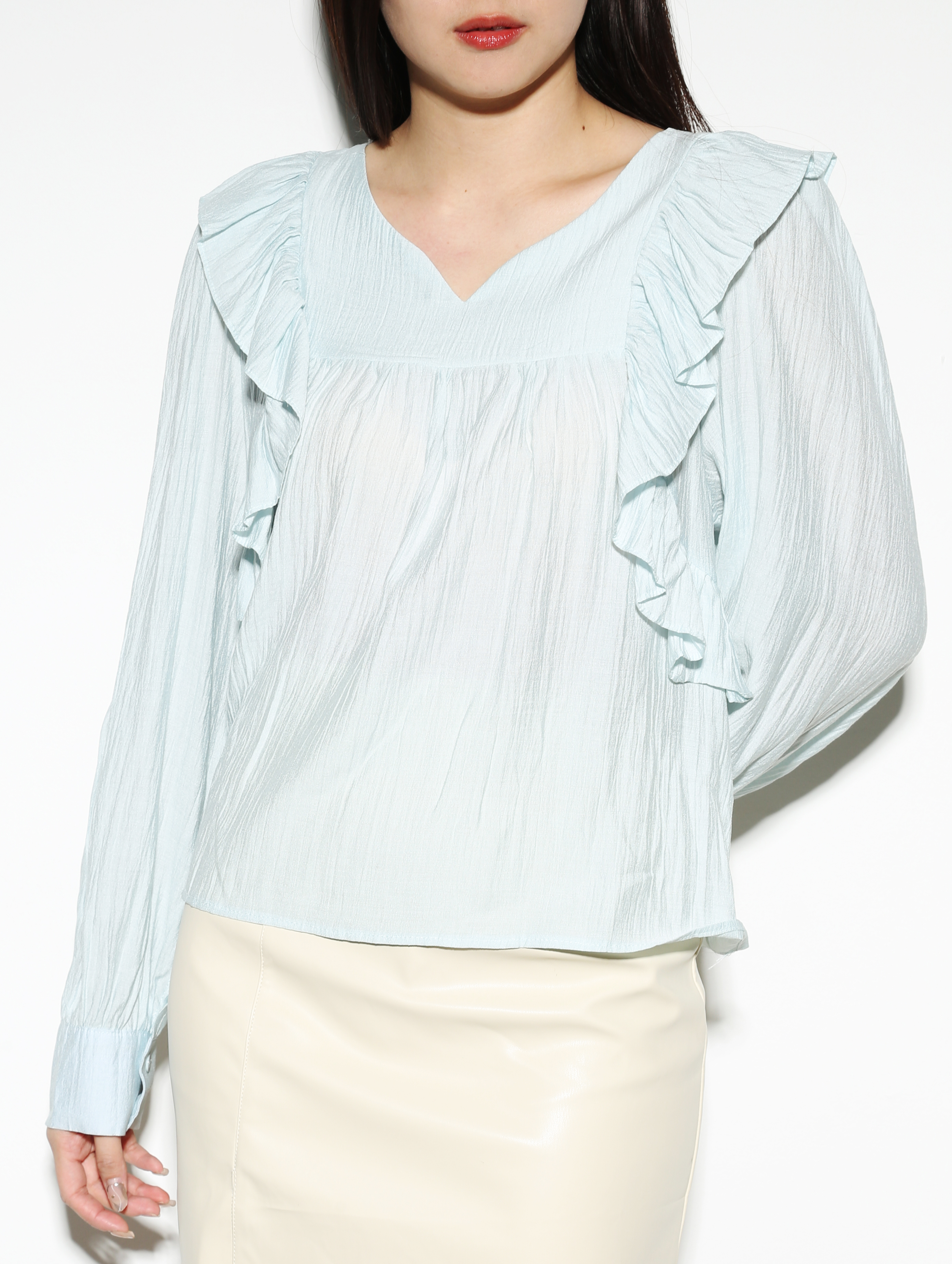 Ruffles Long Sleeve Top 28445