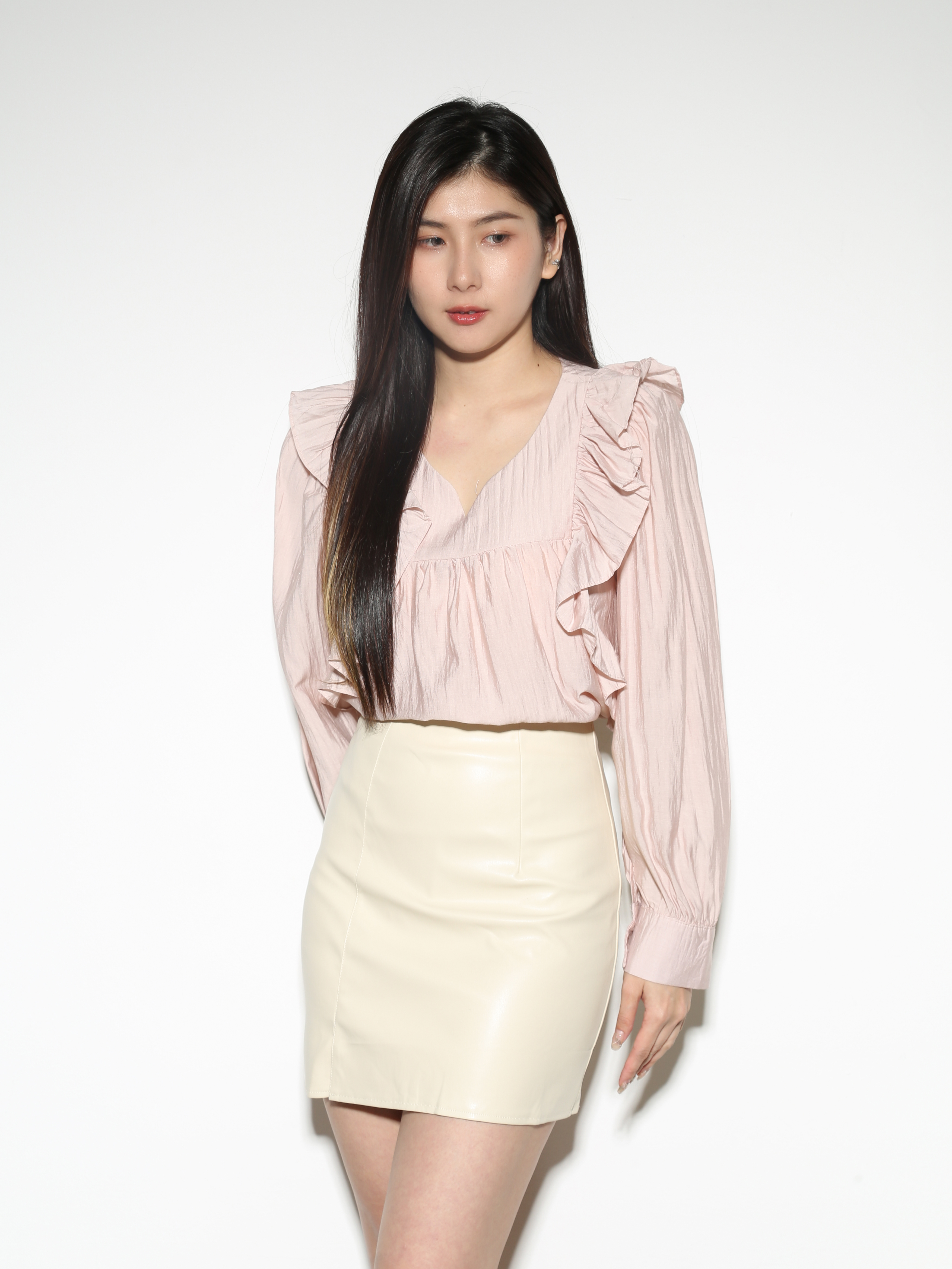 Ruffles Long Sleeve Top 28445