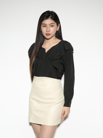 Ruffles Long Sleeve Top 28445