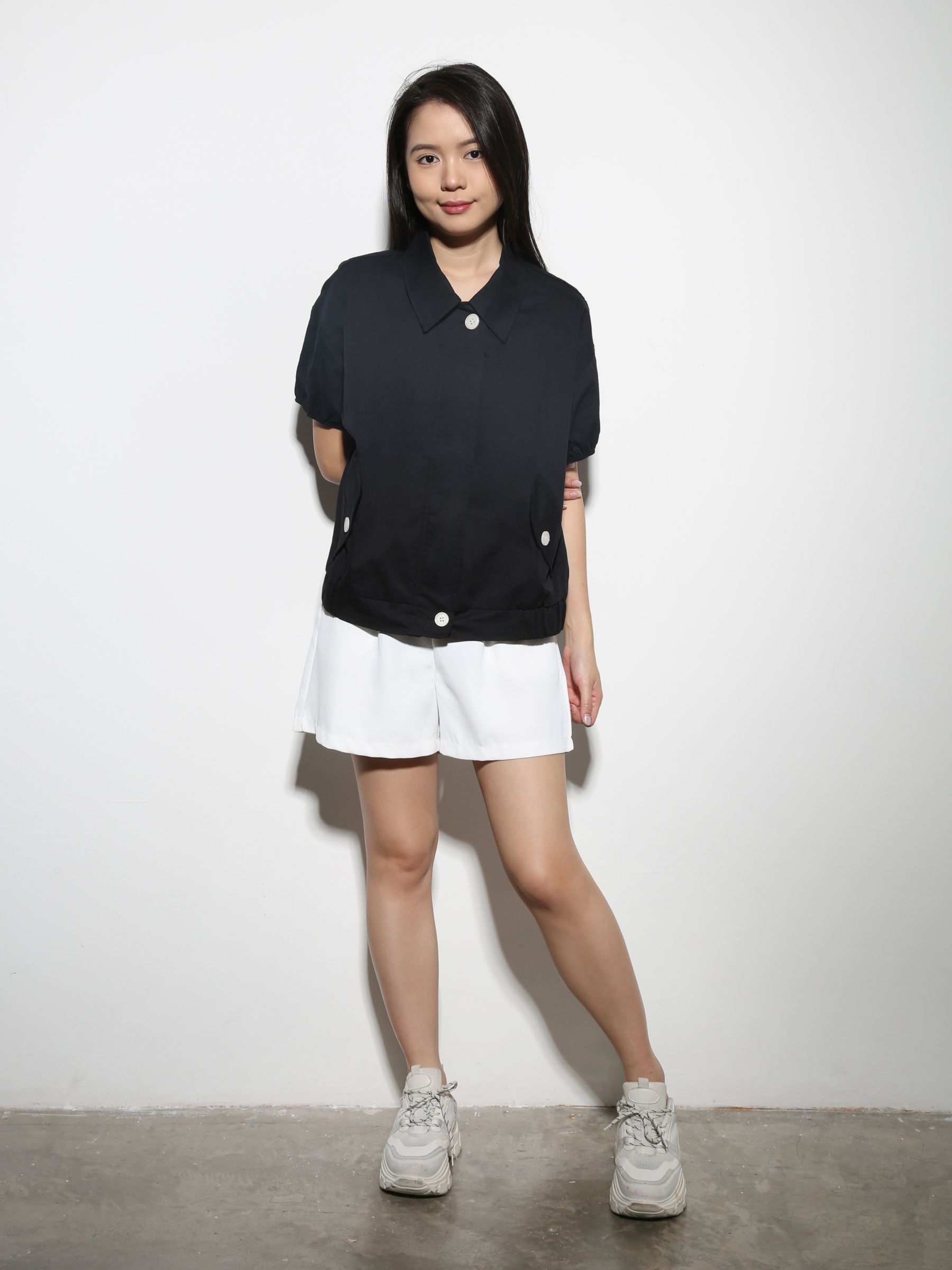 Front ZIp Short Sleeve Jacket 27786