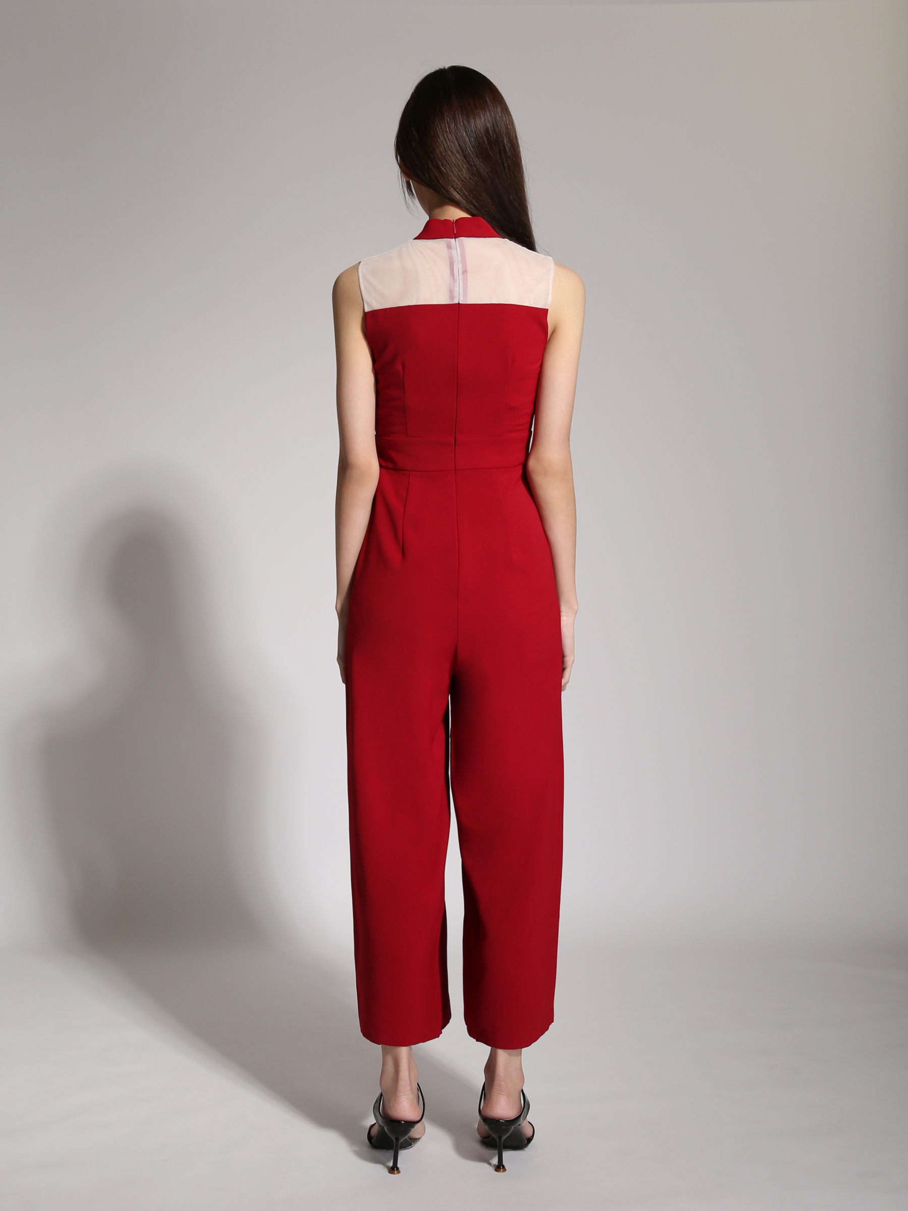 Sleeveless Chinese Button Jumpsuit Ac3 10
