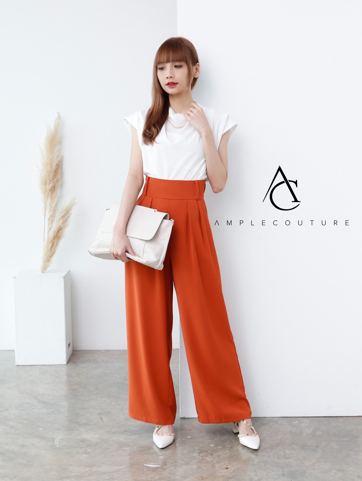 High Waist Formal Long Pants AC031