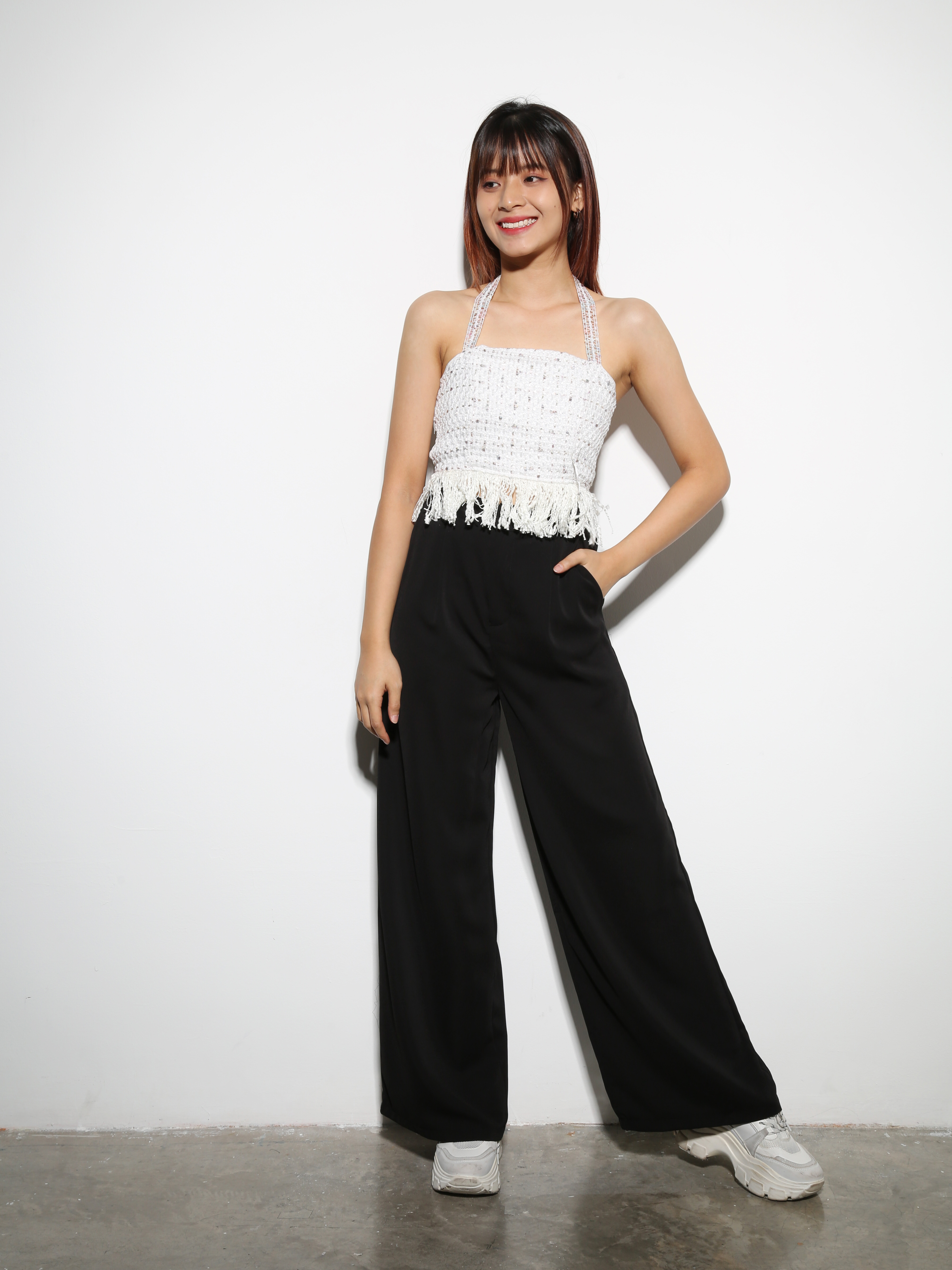 Chanel Style Halter Tassel Top 27337