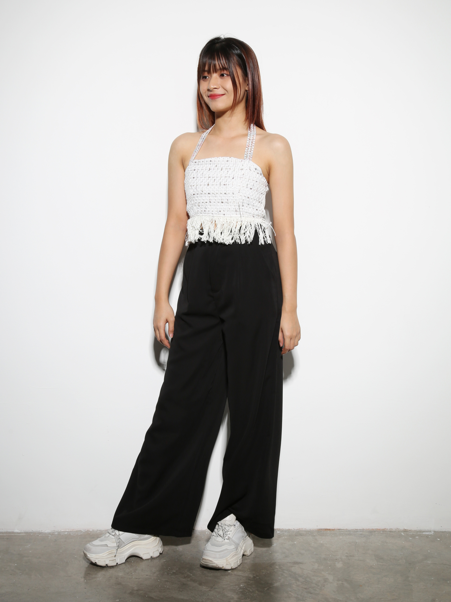 Chanel Style Halter Tassel Top 27337