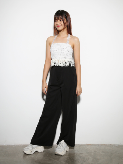 Chanel Style Halter Tassel Top 27337